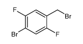 1-bromo-4-(bromomethyl)-2,5-difluorobenzene Structure