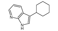 3-Cyclohexyl-1H-pyrrolo[2,3-b]pyridine Structure