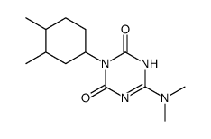 6-dimethylamino-3-(3,4-dimethyl-cyclohexyl)-1H-[1,3,5]triazine-2,4-dione Structure
