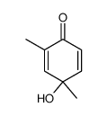 4-hydroxy-2,4-dimethyl-2,5-cyclohexadien-1-one Structure