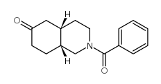 (4aS,8aR)-2-苯甲酰八氢-6(2H)-异喹啉酮结构式