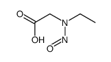 2-[ethyl(nitroso)amino]acetic acid Structure
