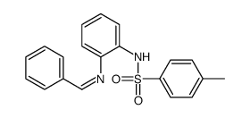 N-[2-(benzylideneamino)phenyl]-4-methylbenzenesulfonamide结构式