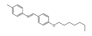 1-[4-(Heptyloxy)phenyl]-N-(4-methylphenyl)methanimine Structure