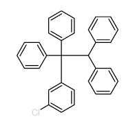 Benzene,1-chloro-3-(1,1,2,2-tetraphenylethyl)-结构式