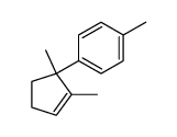 1,5-dimethyl-5-p-tolylcyclopent-1-ene Structure