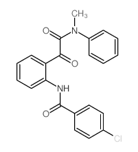 Benzeneacetamide,2-[(4-chlorobenzoyl)amino]-N-methyl-a-oxo-N-phenyl- picture