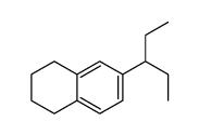 6-(1-Ethylpropyl)-1,2,3,4-tetrahydronaphthalene结构式