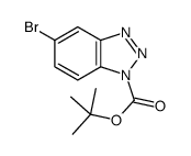 tert-butyl 5-bromobenzotriazole-1-carboxylate Structure