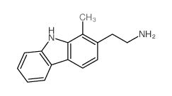 2-(1-methyl-9H-carbazol-2-yl)ethanamine structure