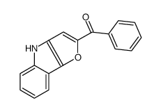 4H-furo[3,2-b]indol-2-yl(phenyl)methanone结构式