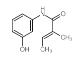 2-Butenamide,N-(3-hydroxyphenyl)-2-methyl- structure