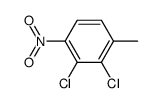 2,3-dichloro-4-nitro-toluene structure