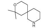 8,8-Dimethyl-9-oxa-2-azaspiro[5.5]undecane Structure