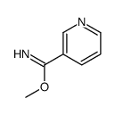 methyl pyridine-3-carboximidate Structure