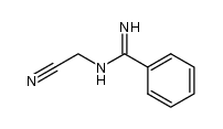 N2-Benzamidino-acetonitril结构式