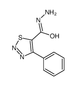 4-PHENYL-1,2,3-THIADIAZOLE-5-CARBOHYDRAZIDE structure