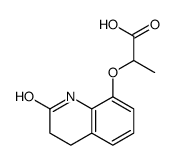 2-[(2-oxo-3,4-dihydro-1H-quinolin-8-yl)oxy]propanoic acid结构式