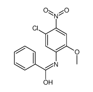 N-(5-chloro-2-methoxy-4-nitrophenyl)benzamide结构式