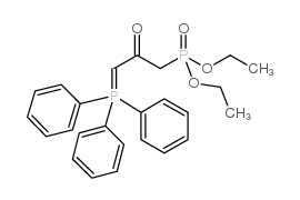 DIETHYL [2-OXO-3-(TRIPHENYLPHOSPHORANYLIDENE)PROPYL]PHOSPHONATE structure