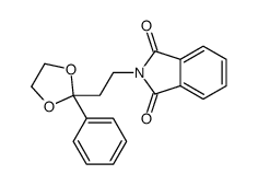 2-[2-(2-phenyl-1,3-dioxolan-2-yl)ethyl]isoindole-1,3-dione Structure