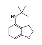 N-tert-butyl-2,3-dihydro-1-benzofuran-4-amine Structure