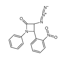 (3S,4R)-3-azido-4-(2-nitrophenyl)-1-phenylazetidin-2-one Structure