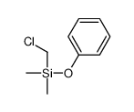 chloromethyl-dimethyl-phenoxysilane结构式