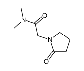 N,N-dimethyl-2-(2-oxopyrrolidin-1-yl)acetamide结构式