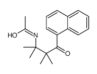 N-(2,3,3-trimethyl-4-naphthalen-1-yl-4-oxobutan-2-yl)acetamide Structure