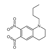 1-butyl-6,7-dinitro-3,4-dihydro-2H-quinoline Structure