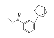 methyl 3-(4-bicyclo[2.2.1]heptanyl)benzoate结构式