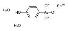 4-(2-oxido-1,3,2λ5,4λ2-dioxarsastannetan-2-yl)phenol,dihydrate Structure