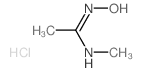 N-hydroxy-N-methyl-ethanimidamide structure