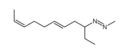 methyl(undeca-5,9-dien-3-yl)diazene结构式