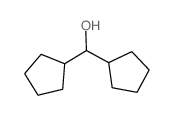 dicyclopentylmethanol Structure