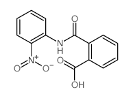 2-[(2-nitrophenyl)carbamoyl]benzoic acid structure
