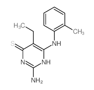 2-amino-5-ethyl-6-[(2-methylphenyl)amino]-1H-pyrimidine-4-thione picture