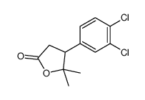 4-(3,4-dichlorophenyl)-5,5-dimethyloxolan-2-one Structure