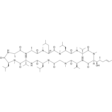 Val2-Cyclosporine structure