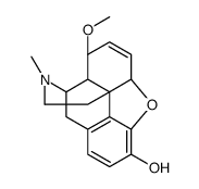 6,7-Didehydro-4,5α-epoxy-8α-methoxy-17-methylmorphinan-3-ol结构式