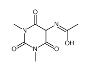 N-(1,3-dimethyl-2,4,6-trioxo-1,3-diazinan-5-yl)acetamide结构式