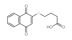 Butanoic acid,4-[(1,4-dihydro-1,4-dioxo-2-naphthalenyl)thio]- picture