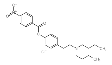 [4-[2-(dibutylamino)ethyl]phenyl] 4-nitrobenzoate structure