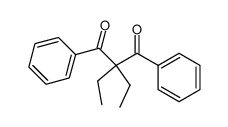 2,2-Diethyl-1,3-diphenyl-1,3-propandion结构式