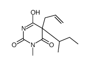 5-Allyl-5-sec-butyl-1-methyl-2,4,6(1H,3H,5H)-pyrimidinetrione结构式