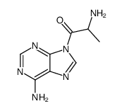 2-amino-1-(6-aminopurin-9-yl)propan-1-one结构式