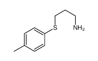 3-[(4-methylphenyl)thio]-1-propanamine(SALTDATA: FREE) structure