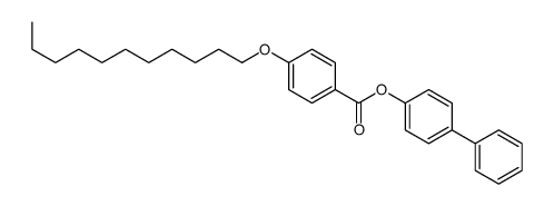 (4-phenylphenyl) 4-undecoxybenzoate Structure