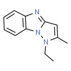 1H-Pyrazolo[1,5-a]benzimidazole,1-ethyl-2-methyl-(9CI) structure